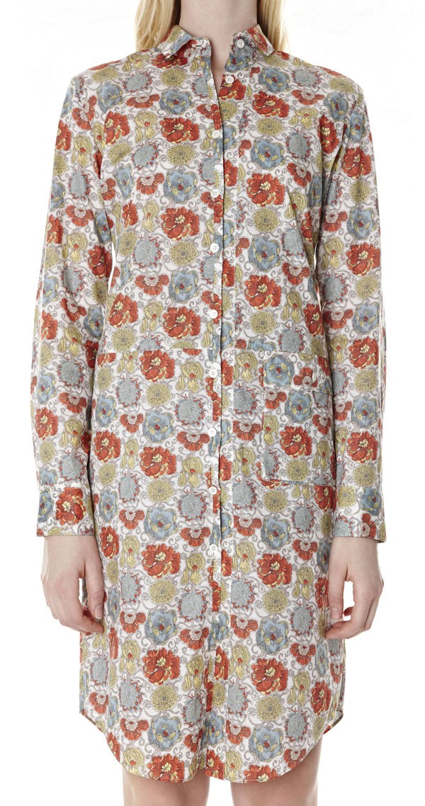 Liberty Print Shirt Dress