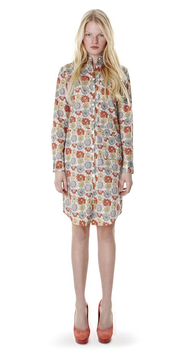 Liberty Print Shirt Dress