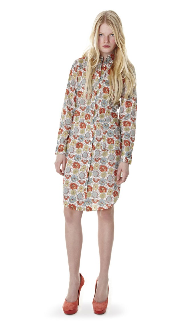 Liberty Print Shirt Dress