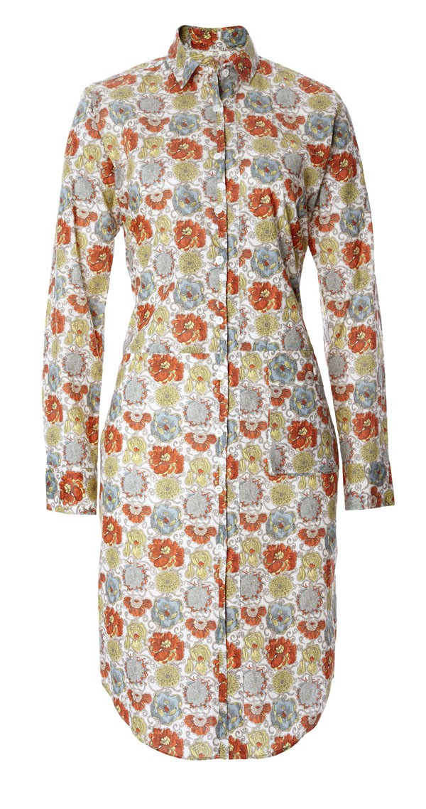 Liberty Print Shirt Dress