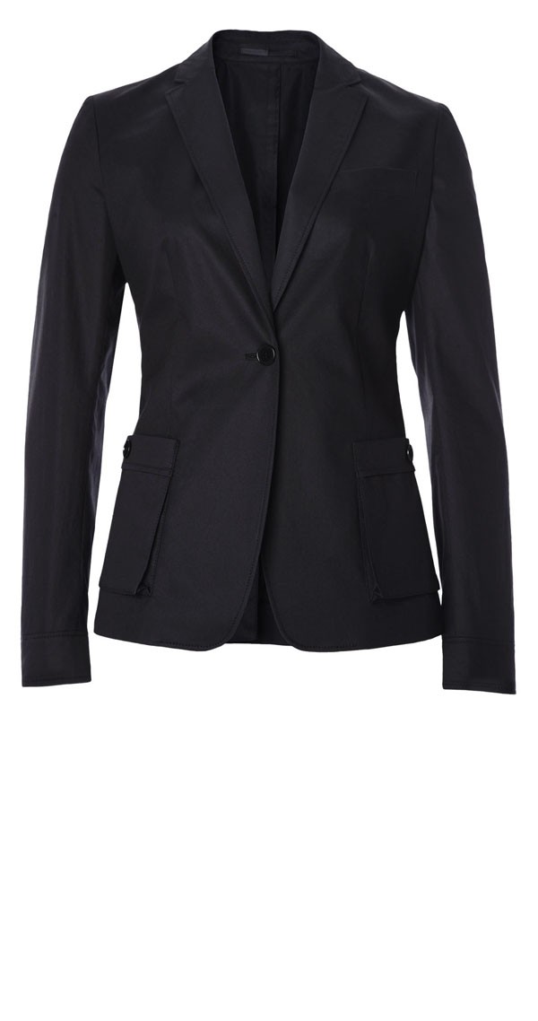Black 1-Button Suitjacket