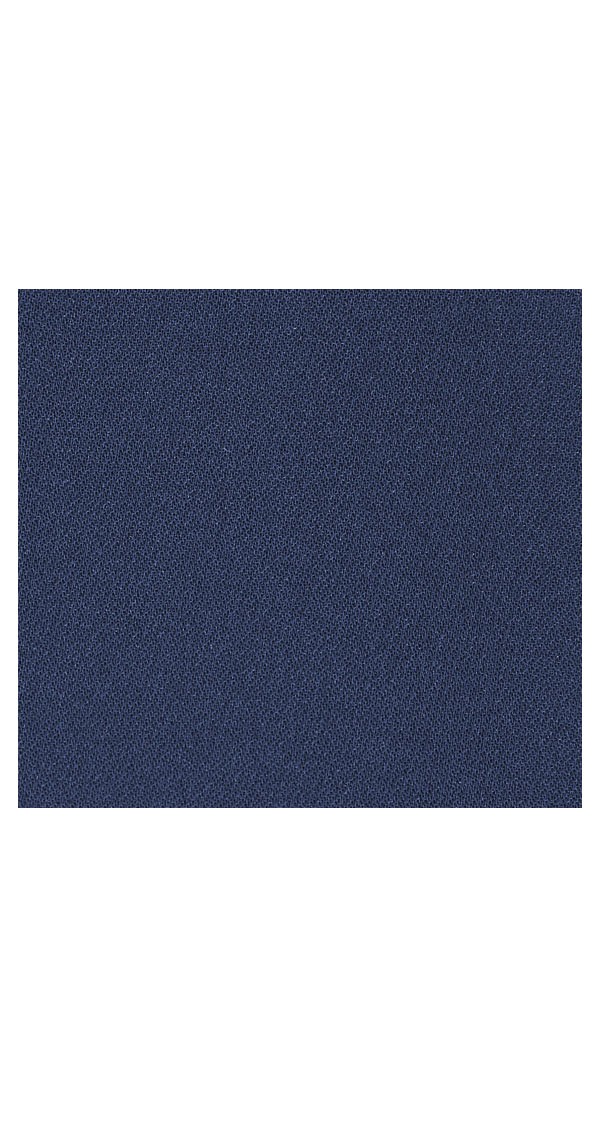 Seidenbluse mit abnehmbaren Lederkragen blau