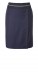 Wrapskirt with waistband detail dark blue - packshot