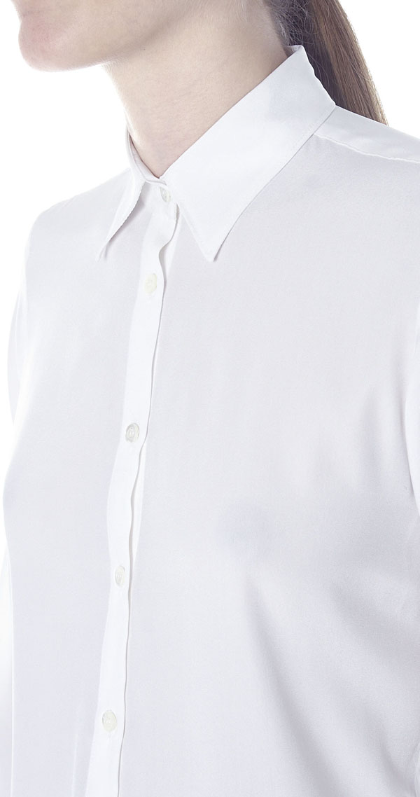 Silk Shirt white