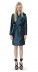 Trenchcoat petrol green