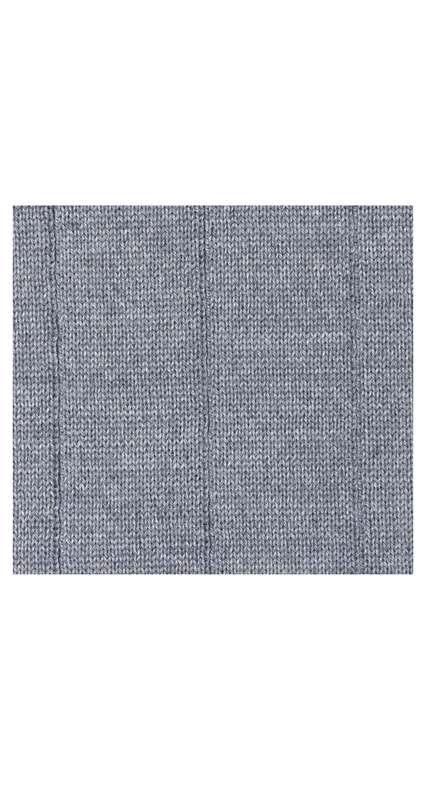 Grey Merino Silk Cashmere Knit