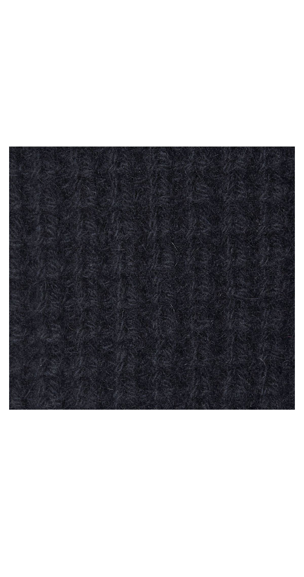Wool-Cashmere Shawligan black